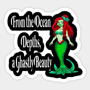 Zombie Mermaid Sticker